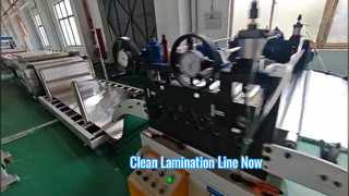 Cleaning the lamination production line
