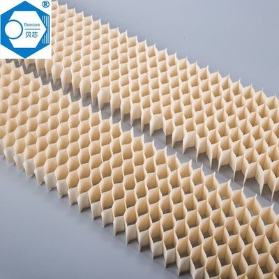 White 25mm Paper Honeycomb Core For Furniture And Door Filling Flame Retardant