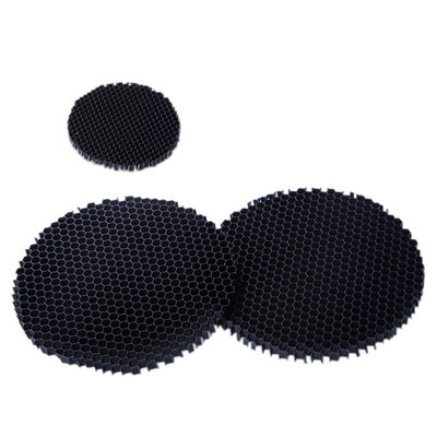 Black Cell Size 3.2mm Aluminum Honeycomb Grid Core Lamps Used In Traffic Lights