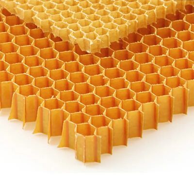 Lightweight Aramid Paper Honeycomb Core Hexagonal Honeycomb Hole Cell Size 4.8mm
