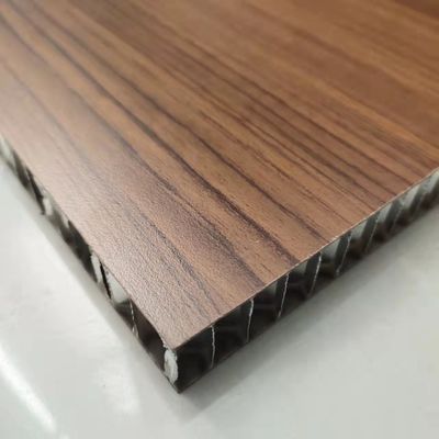 Wood Color Decorative 20mm Thickness HPL Honeycomb Panel For Vessel Interior