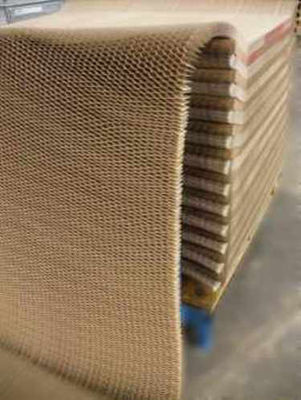 Continuous Ordinary Paper Honeycomb Door Core Customized In Various Sizes