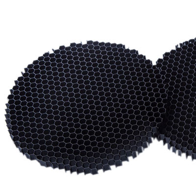 Diameter 20 - 120mm Black Aluminum Honeycomb Grid Core For LED Anti Glare