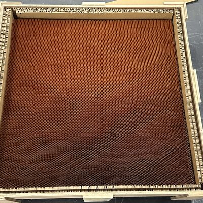 Density 56 Flexible Aramid Honeycomb Core Plum Shaped Perforated Grid